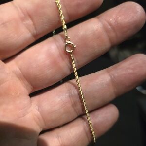 14k Gold Twist Rope Bracelet